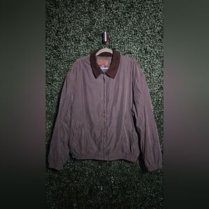 Brown and Grayish Green Outdoor Jacket